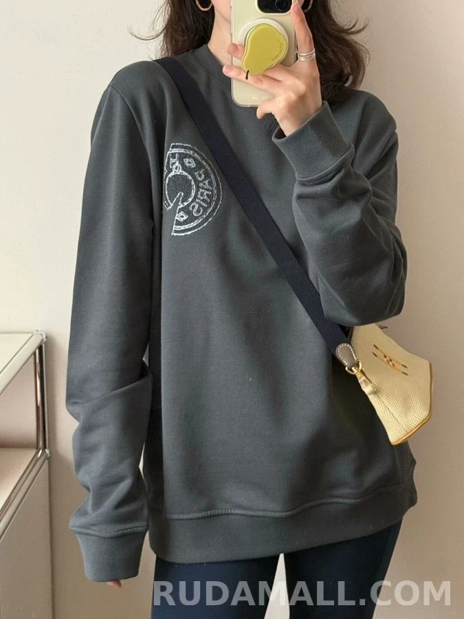 에르메스 에르메스 말굽 자수 맨투맨 상세 이미지
