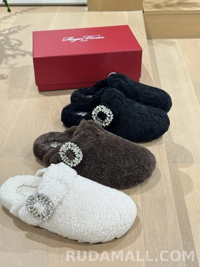 로저 비비에 로저비비에 수술 양모 버클 슬리퍼 상세 이미지