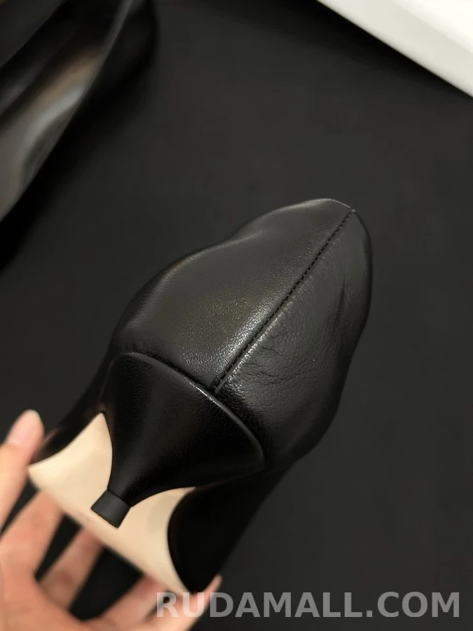 더로우 더로우 포인티드토 키튼힐 펌프스 상세 이미지