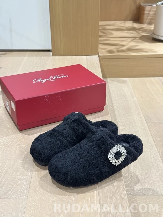 로저 비비에 로저비비에 수술 양모 반슬리퍼 상세 이미지