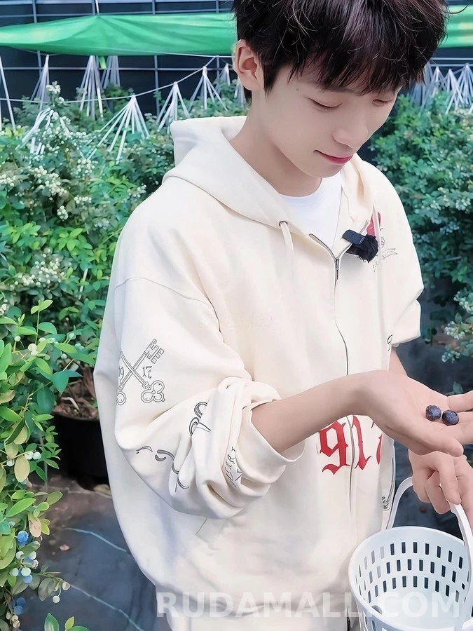 발렌시아가 발렌시아가 타투 그래픽 후드 집업 상세 이미지