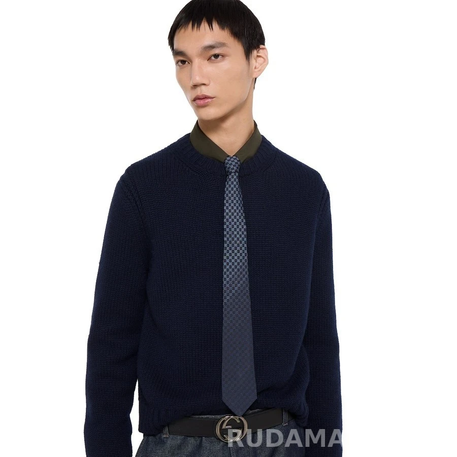 구찌 구찌 실크 자카드 넥타이 상세 이미지