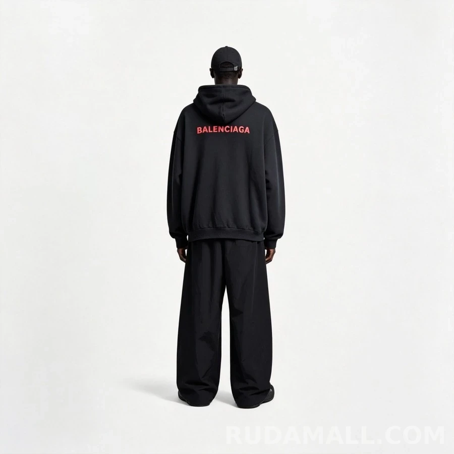 발렌시아가 발렌시아가 그라데이션 로고 후드 상세 이미지