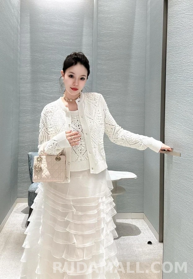 디올 디올 마더오브펄 멀티참 목걸이 상세 이미지
