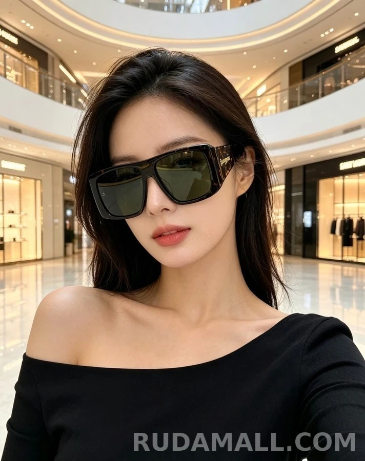 생로랑 세인트로랑 토터스쉘 스퀘어 선글라스 상세 이미지