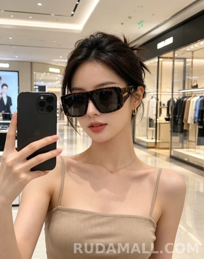생로랑 세인트로랑 토터스쉘 스퀘어 선글라스 상세 이미지