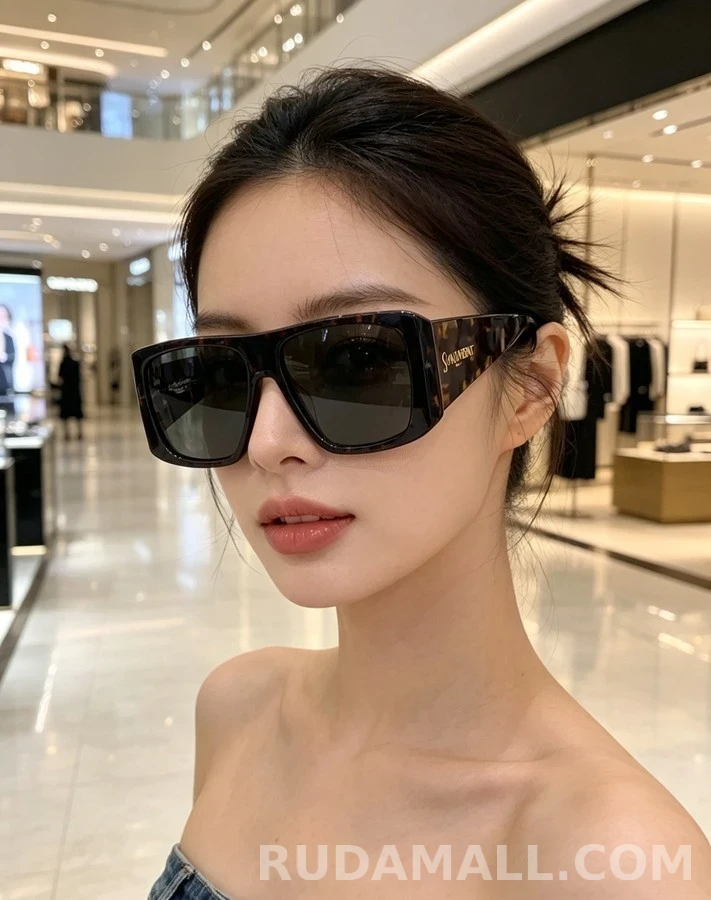 생로랑 세인트로랑 토터스쉘 스퀘어 선글라스 상세 이미지