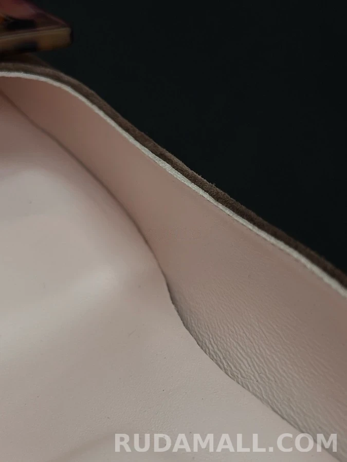 로저 비비에 로저비비에 스웨이드 호박색 스퀘어 버클 펌프스 상세 이미지