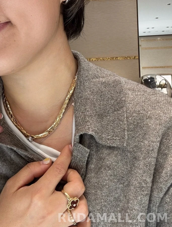 샤넬 샤넬 코코 크러쉬 다이아몬드 퀼팅 목걸이 상세 이미지