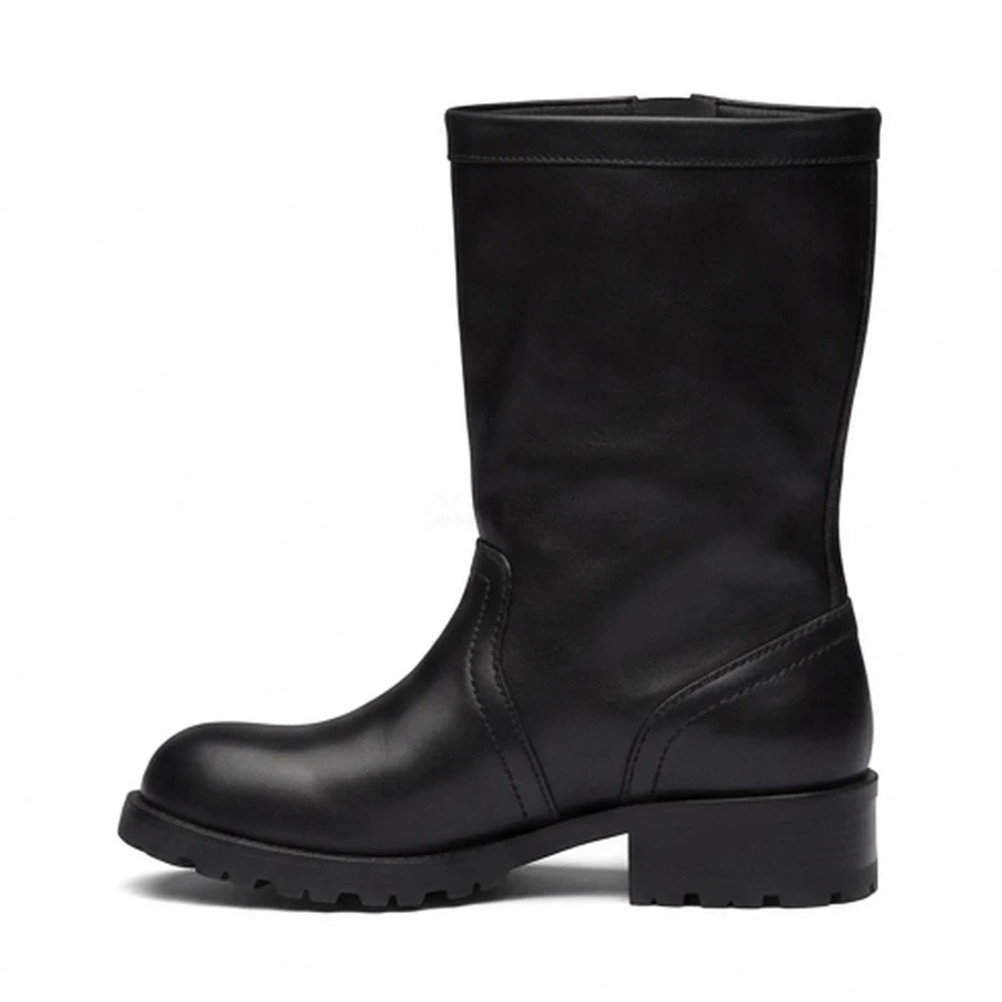 프라다 프라다 두꺼운 아웃솔 바이커 부츠 상세 이미지