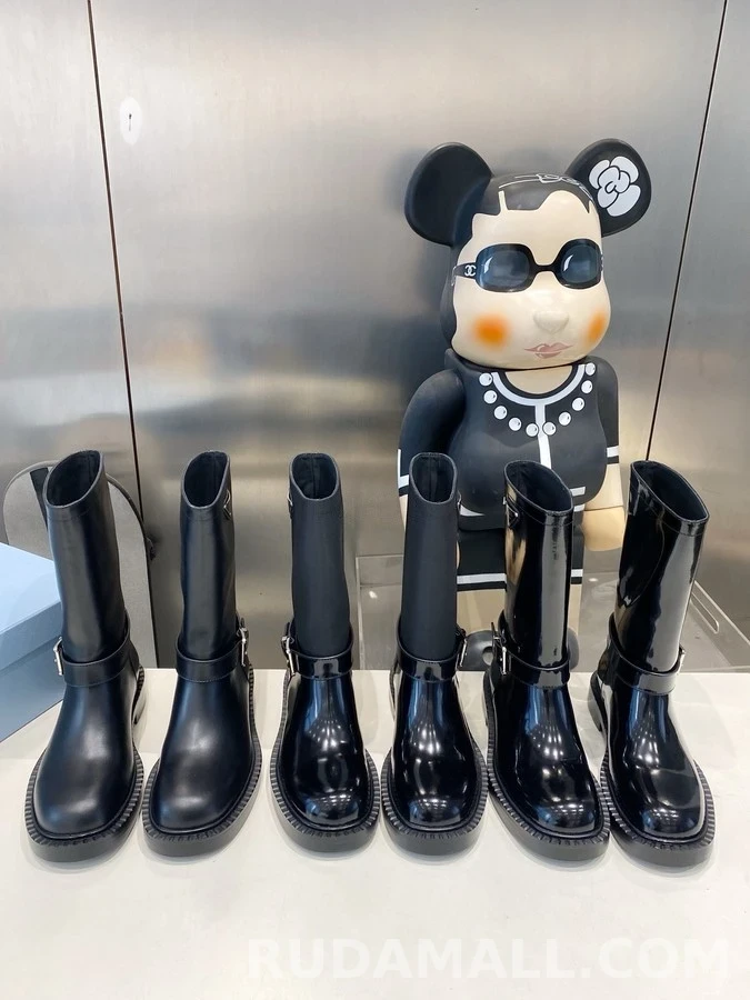 프라다 프라다 버클 바이커 롱부츠 상세 이미지