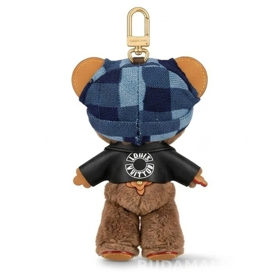루이비통 루이비통 Louis Bear 체크 비니 라이더 키링 상세 이미지