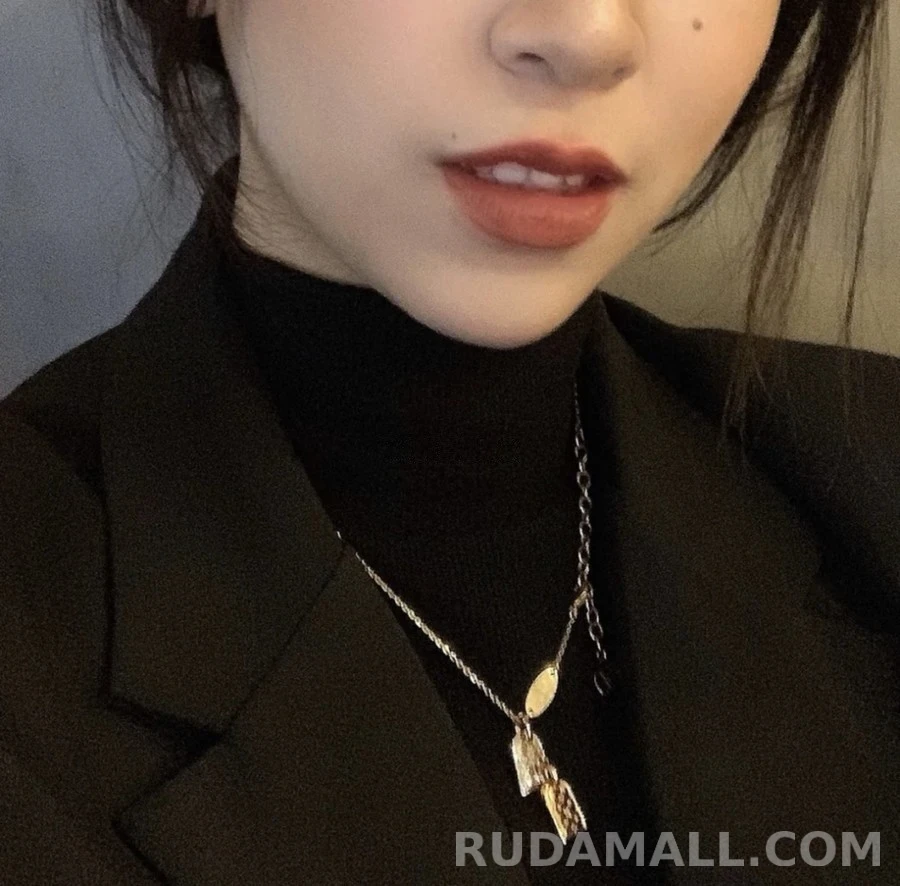 루이비통 루이비통 나노그램 모노그램 투톤 목걸이 상세 이미지