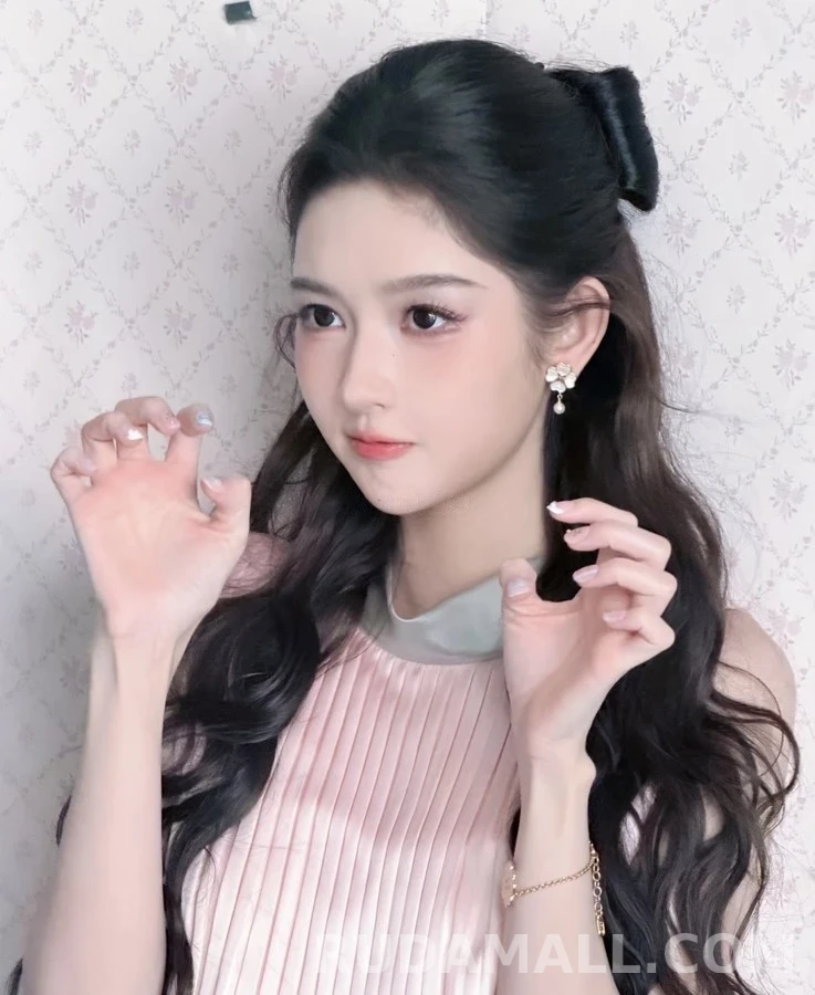 디올 디올 쉘 클로버 비대칭 귀걸이 상세 이미지