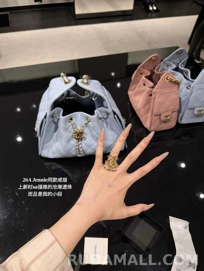 샤넬 샤넬 더블 C 인터락 링 상세 이미지