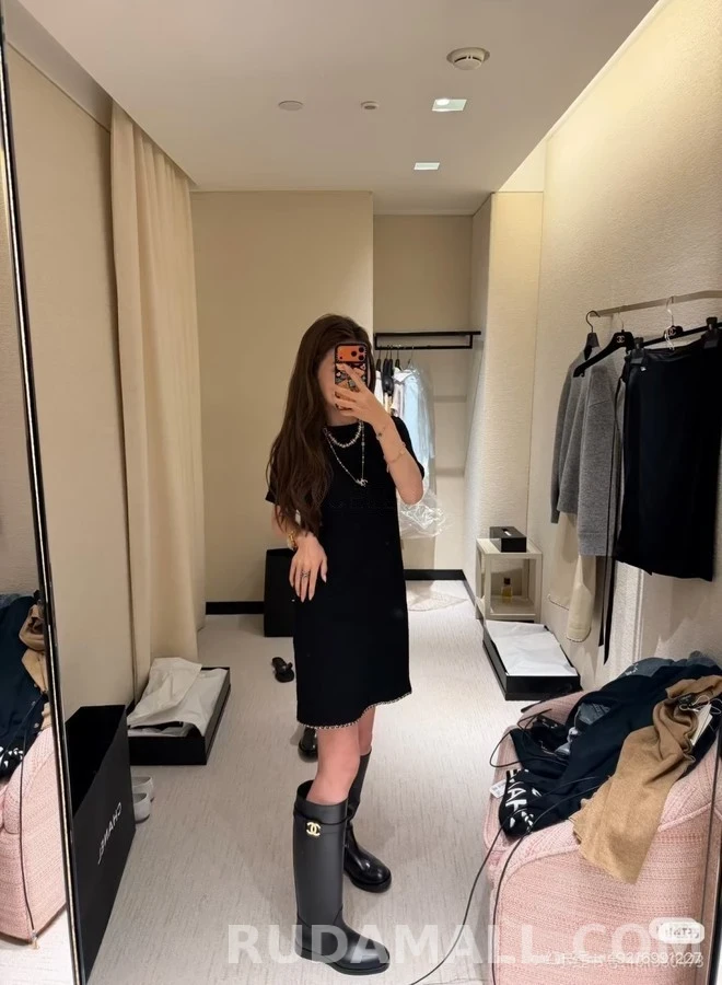 샤넬 샤넬 금속 버클 스트랩 라이딩 부츠 상세 이미지