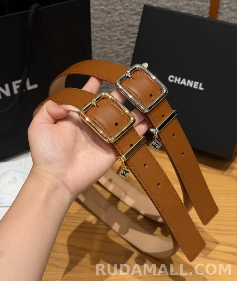 샤넬 샤넬 큐브 로고 벨트 상세 이미지