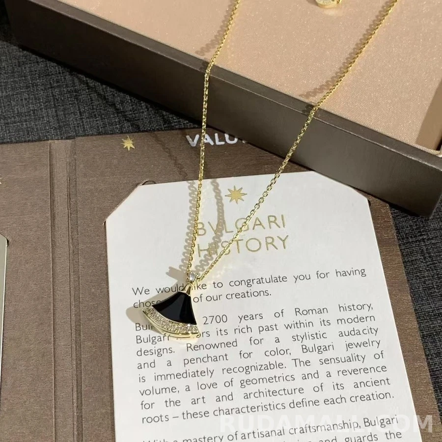 불가리 불가리 디바스 드림 오닉스 다이아몬드 목걸이 상세 이미지