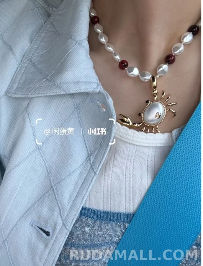 샤넬 샤넬 크랩 진주 목걸이 상세 이미지