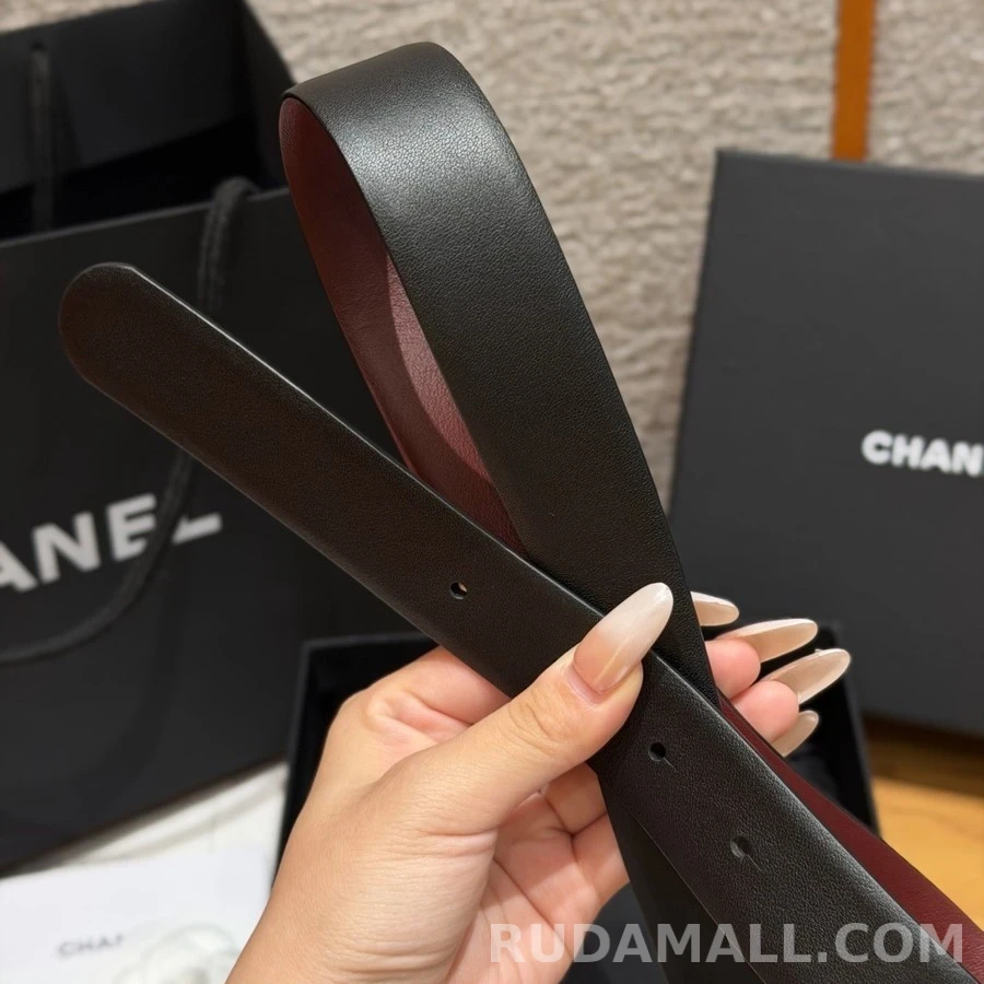 샤넬 샤넬 로고 진주 장식 벨트 상세 이미지