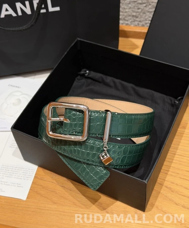 샤넬 샤넬 크로커다일 엠보 벨트 상세 이미지