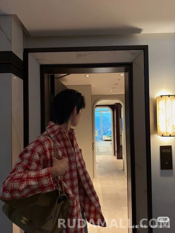 샤넬 샤넬 체크 울 셔츠 상세 이미지