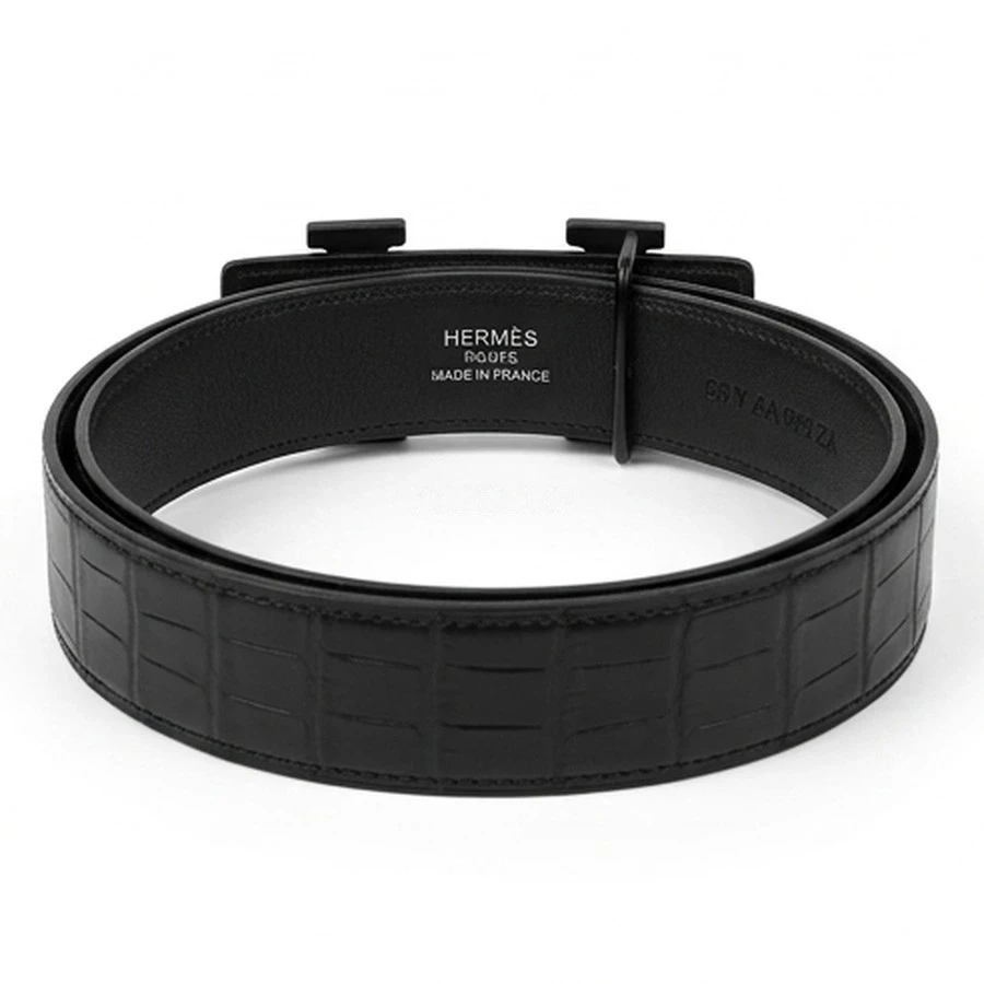 에르메스 에르메스 H 버클 악어 엠보 벨트 상세 이미지