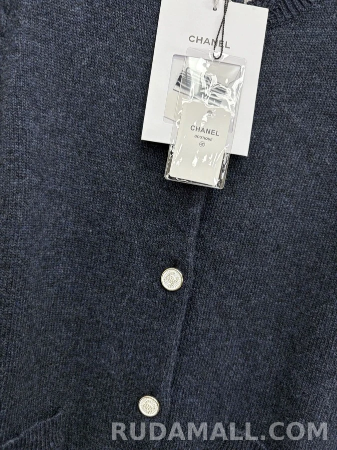 샤넬 샤넬 스캘럽넥 니트 가디건 상세 이미지