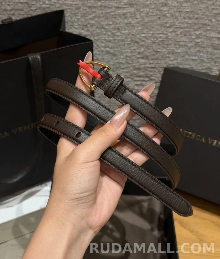 보테가베네타 보테가 베네타 말발굽 버클 슬림 벨트 상세 이미지