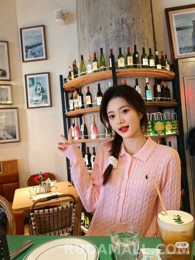 폴로 랄프 로렌 폴로 랄프 로렌 폴로넥 케이블 니트 가디건 상세 이미지