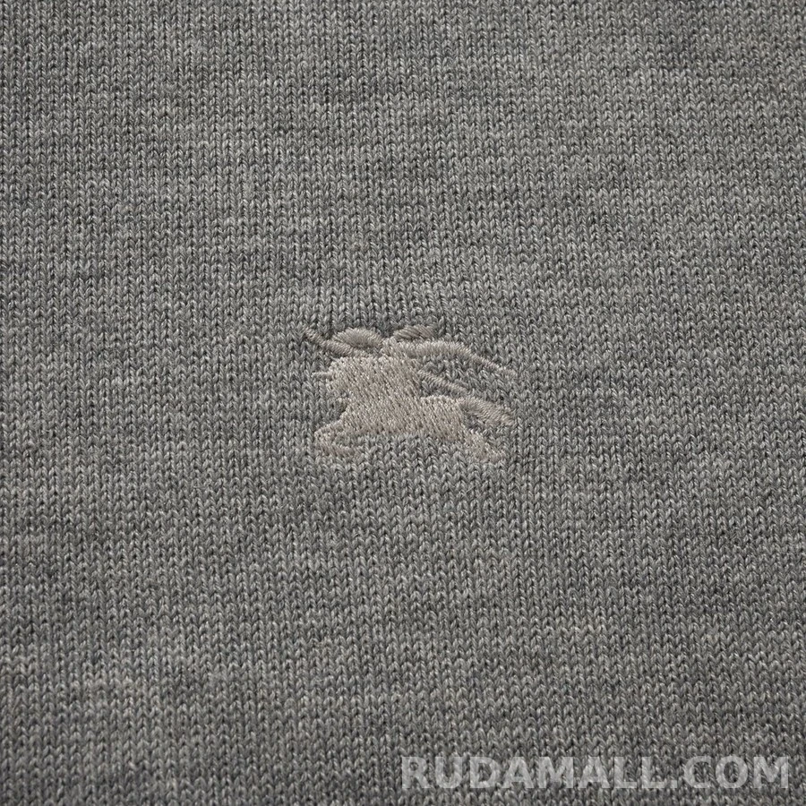 버버리 버버리 울 블렌드 니트 폴로 상세 이미지