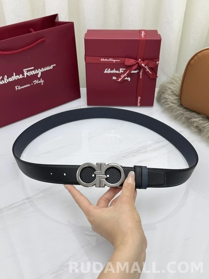 페라가모 페라가모 펀칭 간치니 리버서블 벨트 상세 이미지