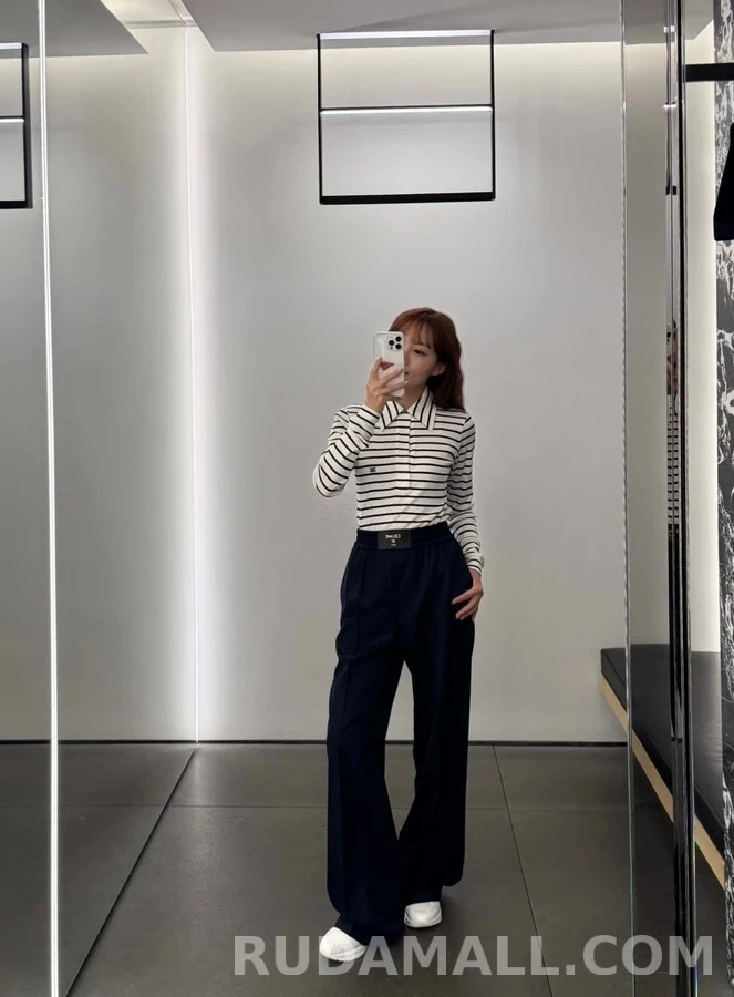 셀린느 셀린느 트리옹프 스트라이프 긴팔 티셔츠 상세 이미지