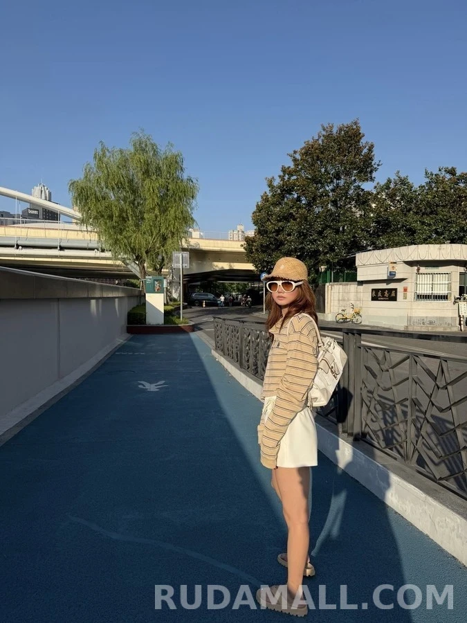폴로 랄프 로렌 폴로 랄프 로렌 스트라이프 크롭 폴로 긴팔 티셔츠 상세 이미지