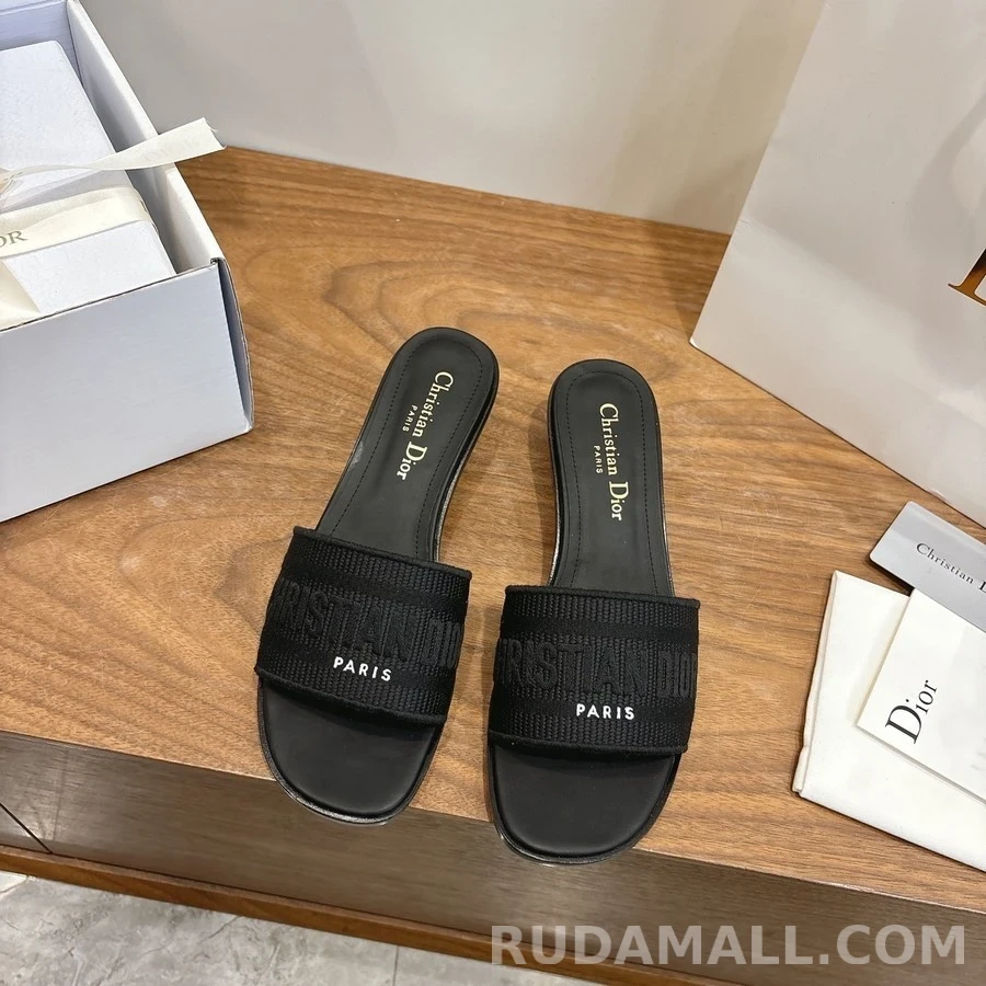디올 디올 Dway 코튼 힐 뮬 상세 이미지