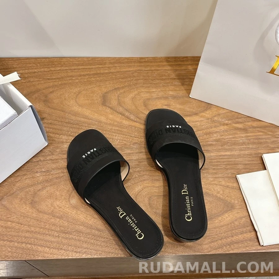디올 디올 Dway 코튼 힐 뮬 상세 이미지