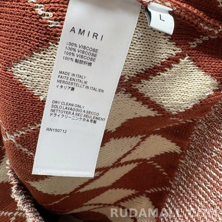 아미 아미 아가일 니트 가디건 상세 이미지