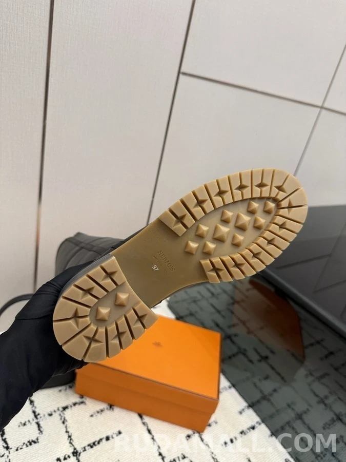 에르메스 에르메스 폴드오버 청키힐 부츠 상세 이미지