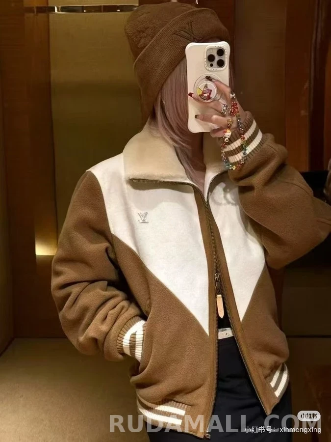 루이비통 루이비통 모노그램 레이저 컬러블록 플리스 자켓 상세 이미지