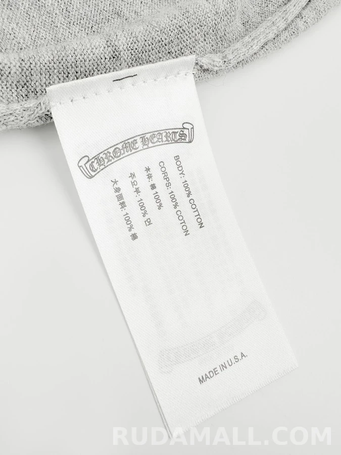 크롬하츠 크롬하츠 투톤 로고 자수 긴팔 티셔츠 상세 이미지