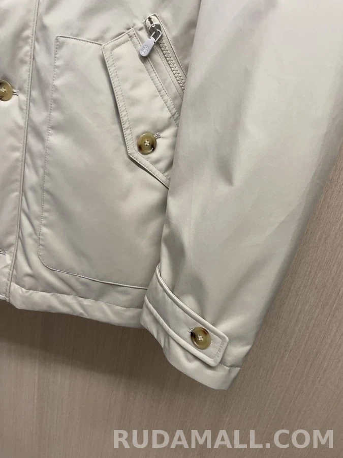 브루넬로 쿠치넬리 브루넬로 쿠치넬리 탈착 퍼카라 구스 다운 파카 상세 이미지
