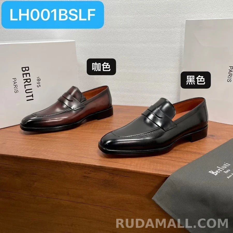 벨루티 벨루티 수제 번트 페니 로퍼 상세 이미지