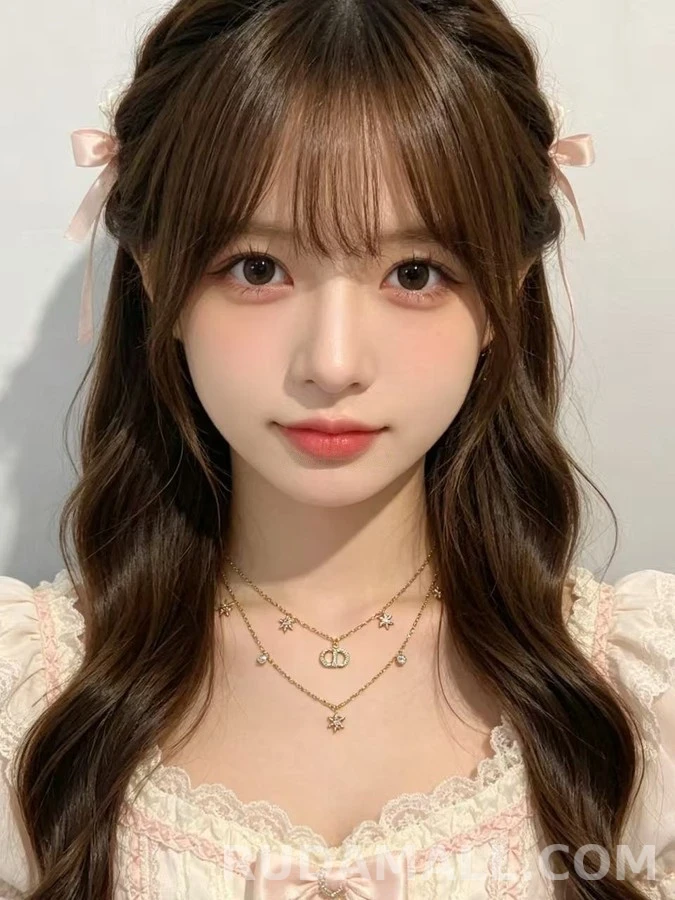 디올 디올 쁘띠 더블 레이어 목걸이 상세 이미지
