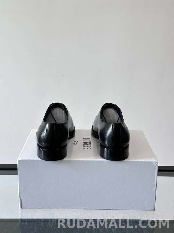 벨루티 벨루티 스크리토 패턴 레이스업 슈즈 상세 이미지