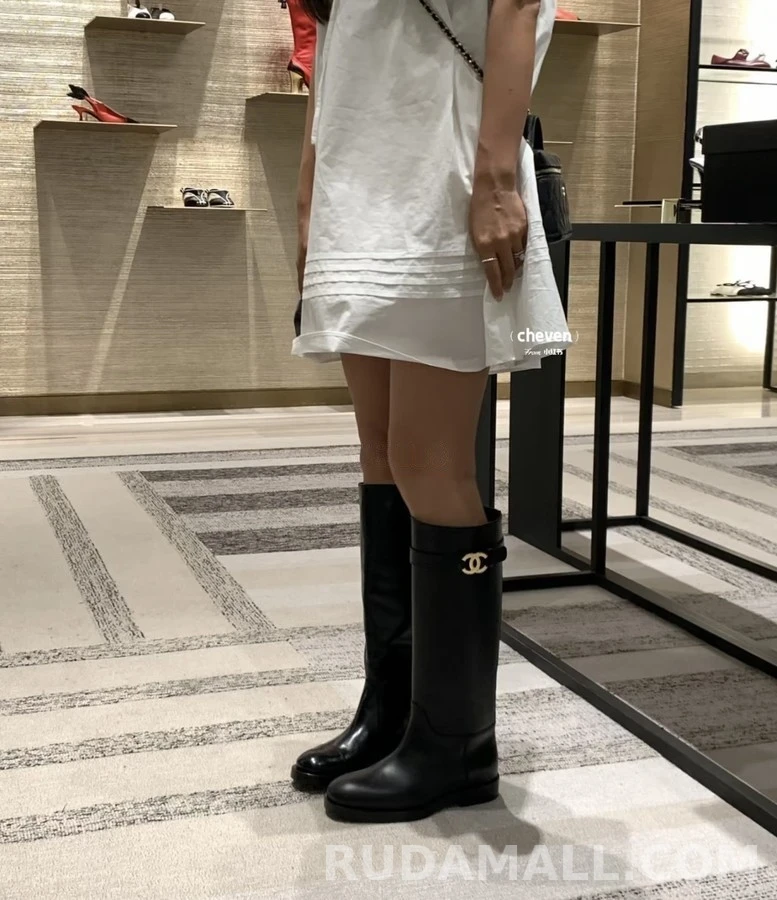 샤넬 샤넬 버클 롱 부츠 상세 이미지