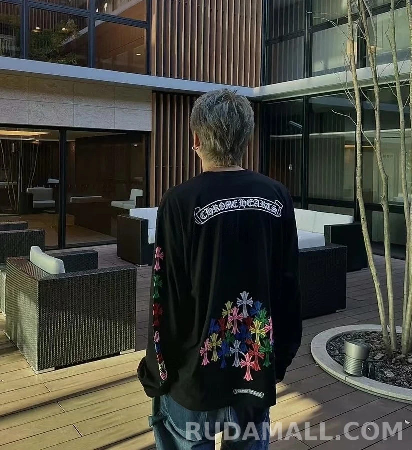 크롬하츠 크롬하츠 멀티 크로스 긴팔 티셔츠 상세 이미지