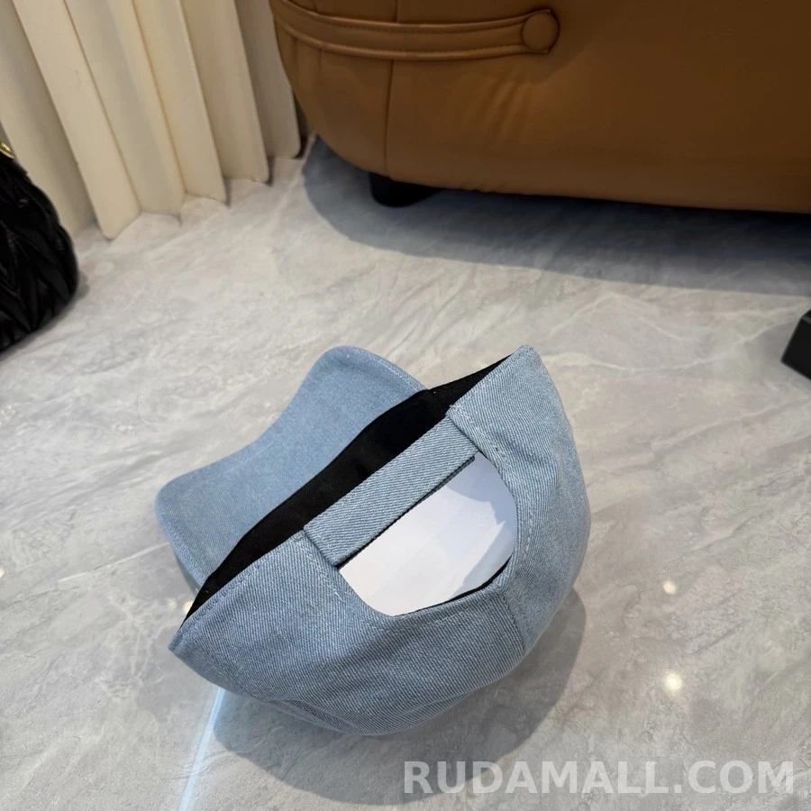 샤넬 샤넬 라이트 데님 볼캡 상세 이미지