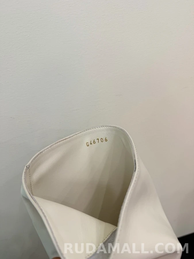 샤넬 샤넬 램스킨 스퀘어 토 롱 부츠 상세 이미지