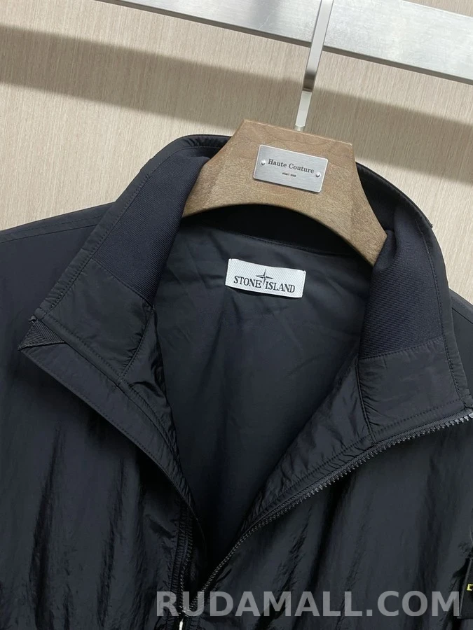 스톤아일랜드 스톤 아일랜드 메탈 나일론 립넥 자켓 상세 이미지