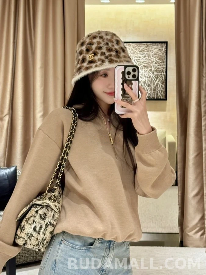 샤넬 샤넬 반집업 니트 상세 이미지